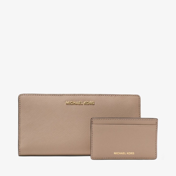 saffiano leather wallet michael kors